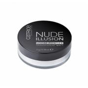 Róże do policzków - Catrice Nude Illusion Loose Powder Matt puder matujący Transparent Matt 11g - miniaturka - grafika 1
