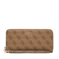 Portfele - Duży Portfel Damski Guess Brenton Slg SWLG96 48146 Brązowy - miniaturka - grafika 1