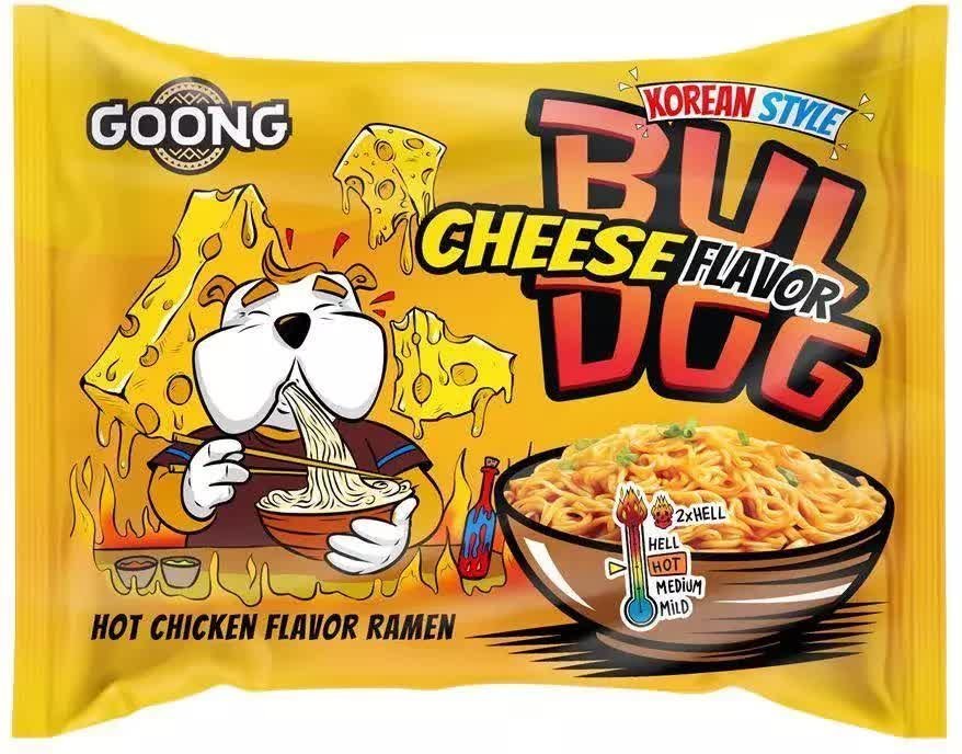 GOONG 117G BULDOG CHEESE ZUPA BŁYSKAWICZNA NUDLE