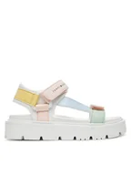 Buty dla dziewczynek - Tommy Hilfiger Sandały T3A2-33786-0326Y S Kolorowy - miniaturka - grafika 1