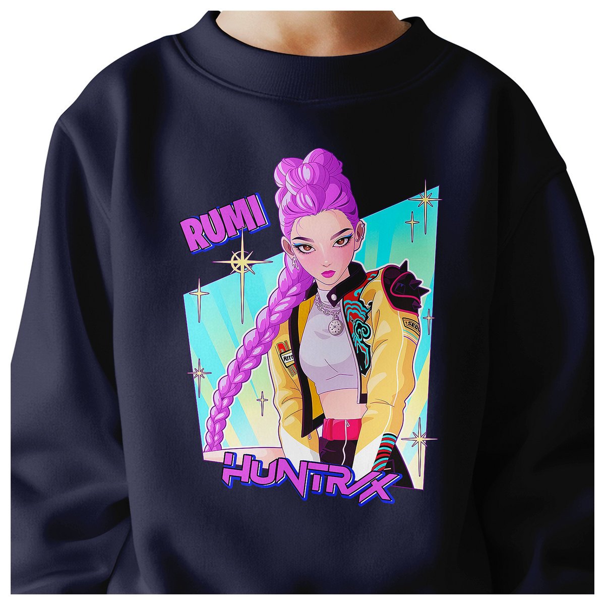 BLUZA DZIECIĘCA HUNTRIX RUMI KPOP 110-116 BAWEŁNIANA JAKOŚĆ