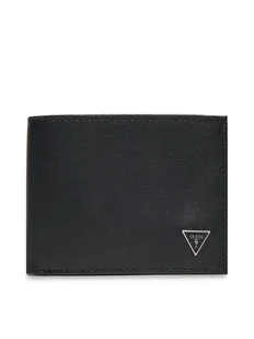 Guess Duży Portfel Męski SMCSLE LEA24 Czarny - Portfele - miniaturka - grafika 1