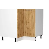 Szafki kuchenne - Szafka kuchenna narożna 90 BONO DRP P/L dąb złoty - miniaturka - grafika 1