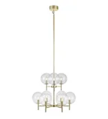 Lampy sufitowe - Markslojd Żyrandol Crown 107920 złota dekoracyjna oprawa wisząca 107920 - miniaturka - grafika 1