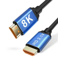 Kable - Kabel HDMI 2.1 Przewód 4K 144 Hz 8K 60Hz HDR 2m - miniaturka - grafika 1