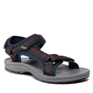 Sandały damskie - Jack Wolfskin Sandały Wave Breaker M 4052011 Navy Blue - miniaturka - grafika 1