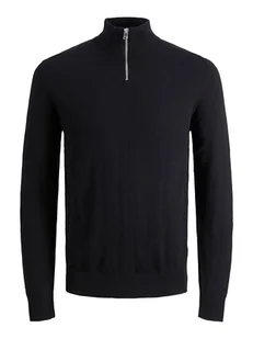 Jack & Jones Golf "Emil" w kolorze czarnym - Swetry męskie - miniaturka - grafika 1