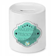 Skarbonki - Skarbonka Dla Mima na Urodziny na Prezent z Nadrukiem ze Zdjęciem + Opakowanie na prezent (wzór 02) - miniaturka - grafika 1