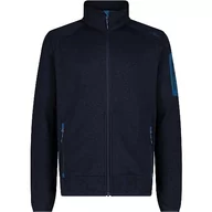 Kurtki męskie - CMP męska kurtka Knit-Tech B.Blue-Petrol, 46 - miniaturka - grafika 1