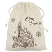 Ozdoby bożonarodzeniowe - ŚWIĄTECZNY WOREK PREZENTOWY POD CHOINKE NA GWIAZDKĘ MIKOŁAJKI ŚWIĘTA ŚWIECE - miniaturka - grafika 1