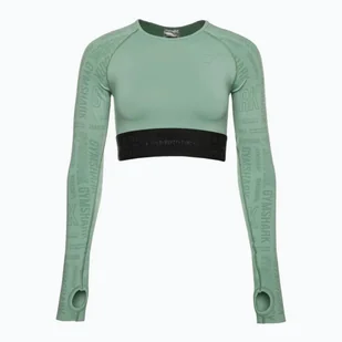 Top treningowy longsleeve damski Gymshark Vision Crop Top - Koszulki sportowe damskie - miniaturka - grafika 1