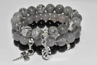 Bransoletki - Bransoletka Agat Jaspis Onyks Kamień naturalny - miniaturka - grafika 1