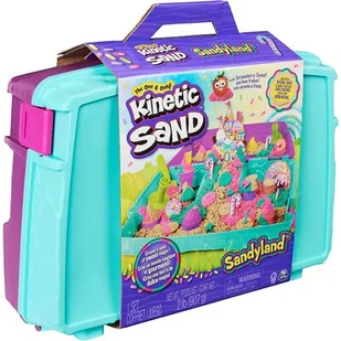 Kinetic Sand Piasek kinetyczny Zestaw Sandyland w walizce 6062187 Spin Master - Masy plastyczne - miniaturka - grafika 1