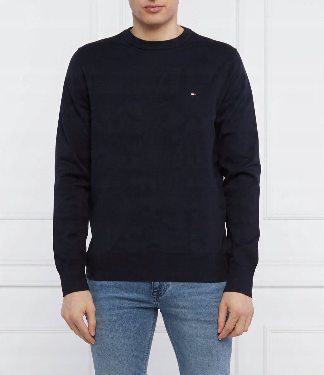 Sweter Tommy Hilfiger C-Neck Granatowy r. M