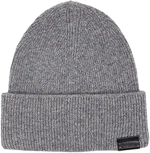 Calvin Klein Męska skórzana czapka z daszkiem Docker Beanie z dzianiny, Szary duch, Rozmiar uniwersalny - Czapki damskie - miniaturka - grafika 1