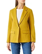 Kurtki damskie - United Colors of Benetton Damska kurtka 28mvdw0f, ciemnożółta 32 W, 34 - miniaturka - grafika 1