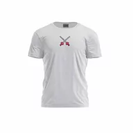 Koszulki męskie - Bona Basics, Męski T-shirt z cyfrowym nadrukiem,% 70% bawełna% 30 poliester, szary, na co dzień, męskie topy, rozmiar: XL, szary, XL - miniaturka - grafika 1
