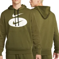 Bluzy męskie - Nike bluza męska khaki Sportswear Swoosh League DM5458-326 M - miniaturka - grafika 1
