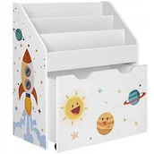 Pojemniki na zabawki - ﻿Organizer Na Zabawki, Regał Dla Dzieci Z 3 Półkami, Wyjmowany Pojemnik Do P - miniaturka - grafika 1