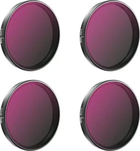 ZESTAW 4X FILTR SZARY Z POLARYZACJĄ CPL DO DJI OSMO ACTION 3, 4, 5 PRO - ND8-PL / ND16-PL / ND32-PL / ND64-PL - Akcesoria do drona - miniaturka - grafika 1