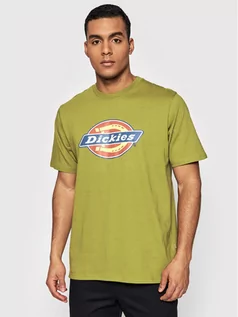 Koszulki męskie - Dickies T-Shirt Icon Logo DK0A4XC9C32 Zielony Regular Fit - grafika 1