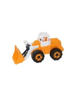 Samochody i pojazdy dla dzieci - Polesie 52254 &quot;Wulkan&quot; traktor - ładowarka w siatce - miniaturka - grafika 1