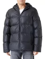 Kurtki męskie - Schott NYC męska kurtka puchowa ILLINOIS BLACK XL, czarny, XL - miniaturka - grafika 1