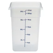 Pojemniki kuchenne - Cambro POJEMNIK NA ŻYWNOŚĆ Z POLIPROPYLENU CAMSQUARE® 20,8 l - miniaturka - grafika 1