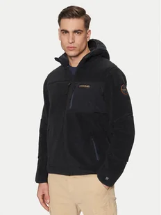 Napapijri Polar Yupik NP0A4GNS Czarny Regular Fit - Bluzy męskie - miniaturka - grafika 1