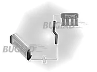 Układ zasilania - akcesoria - Bugiad Przewód powietrza doładowujacego BUGIAD 86646 - miniaturka - grafika 1