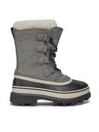 Śniegowce damskie - Sorel Śniegowce Caribou NL1005 Szary - miniaturka - grafika 1