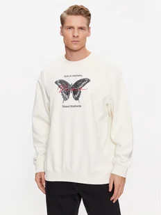 Vans Bluza Born In Anaheim Loose Crew VN000ABMFS81 Écru Loose Fit - Bluzy męskie - miniaturka - grafika 1