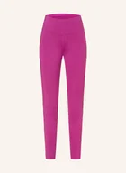 Legginsy - Nike Legginsy Do Biegania Fast lila - miniaturka - grafika 1