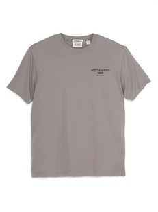 Scotch & Soda Koszulka w kolorze szarym - Koszulki męskie - miniaturka - grafika 1