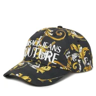Czapki damskie - Czapka z daszkiem Versace Jeans Couture 78VAZK10 Czarny - miniaturka - grafika 1