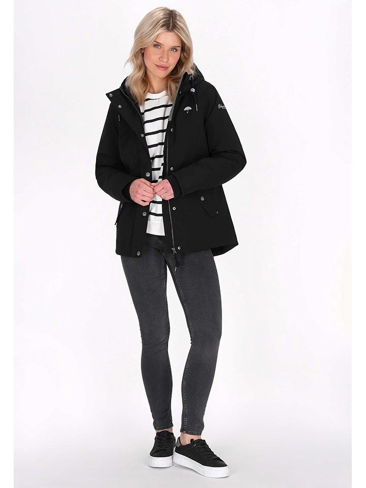 Schmuddelwedda Parka w kolorze czarnym