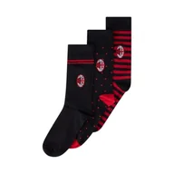 Skarpetki damskie - AC Milan oficjalne logo skarpety 3 pary - miniaturka - grafika 1