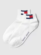 Skarpetki męskie - Krótkie skarpety z nadrukiem z logo w zestawie 2 szt. - miniaturka - grafika 1