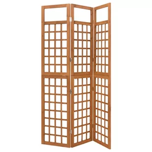 VidaXL Lumarko Parawan pokojowy 3-panelowy/trejaż, drewno jodłowe, 121x180,5cm 316478 VidaXL - Parawany - miniaturka - grafika 1