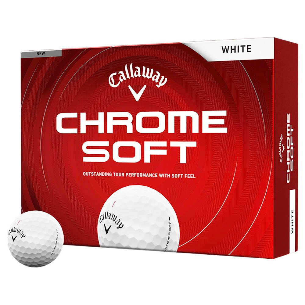 Piłki golfowe Callaway Chrome Soft 26 White Basic