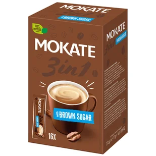 Napój Kawowy Kawa Rozpuszczalna 3w1 Instant Brown Sugar Mokate 17g x 16szt - Cappuccino i kawy smakowe - miniaturka - grafika 1