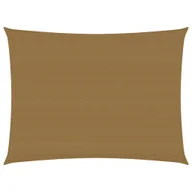 Parasole ogrodowe - vidaXL Żagiel przeciwsłoneczny, 160 g/m, kolor taupe, 3x4 m, HDPE vidaXL - miniaturka - grafika 1