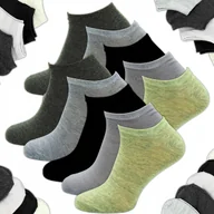 Skarpetki męskie - 10 PAR STOPKI MĘSKIE NISKIE SKARPETKI BAMBUSOWE 40-43 SKARPETY KLASYCZNE - miniaturka - grafika 1