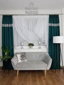 Firany - dwuwarstwowa firana z gipiurą - miniaturka - grafika 1