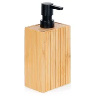 Mydelniczki i dozowniki mydła - Dozownik na mydło do mydła płynu do naczyń zlewozmywaka drewniany 280ml BATHROOM SOLUTIONS 567046 - miniaturka - grafika 1