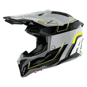 Kaski motocyklowe - Kask Cross Airoh Aviator 3 Leader (2026) Żółty błyszczącyXL - miniaturka - grafika 1