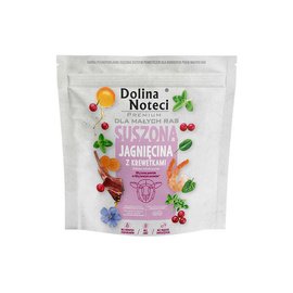 Dolina Noteci Karma suszona dla psa Premium dla dorosłych psow małych ras jagnięcina z krewetkami 1 kg