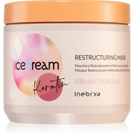 Maski do włosów - INEBRYA Ice Cream Keratin keratynowa restrukturyzująca maska do włosów 500ml - miniaturka - grafika 1