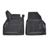 Dywaniki samochodowe - | Ekskluzywne gumowe maty podłogowe 3D kompatybilne z Kangoo 2008-2021, system mocowania, wysoka krawędź, bezwonna, czarna, antypoślizgowa, na wszystkie pory roku - miniaturka - grafika 1