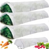 Szklarnie ogrodowe - 3 x TUNEL OGRODOWY Mini szklarnia ogrodowa uprawa ROŚLIN grządka 9m - miniaturka - grafika 1